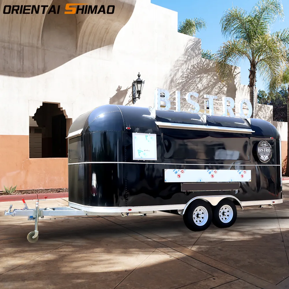 Oriental Shimao black airstream ruokatraileri