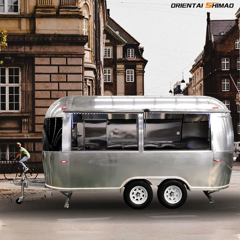 Alumiininen Airstream Food Truck