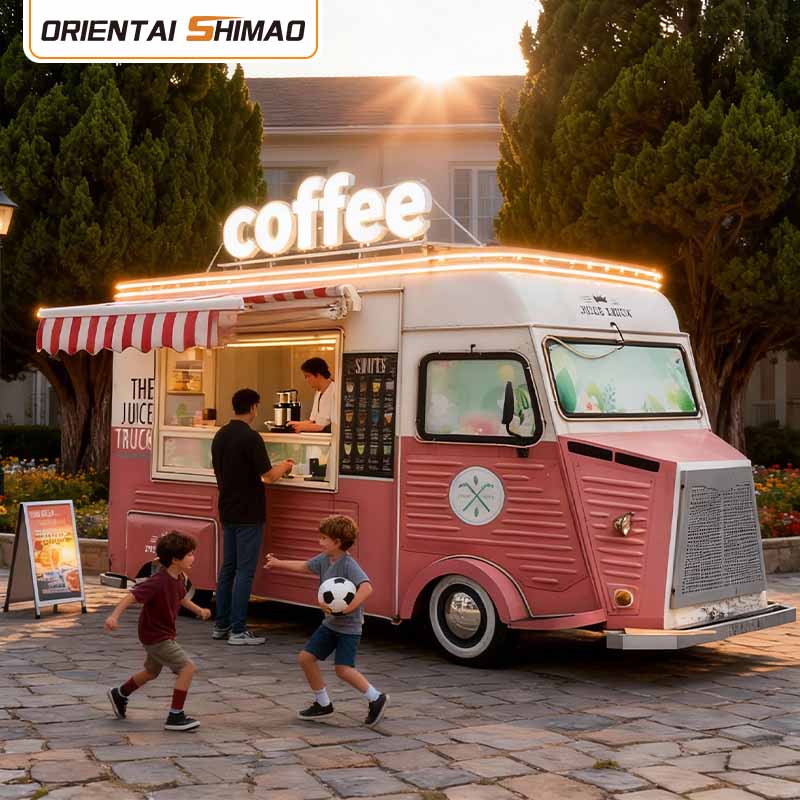 Ruokaperävaunut täysin varusteltuina