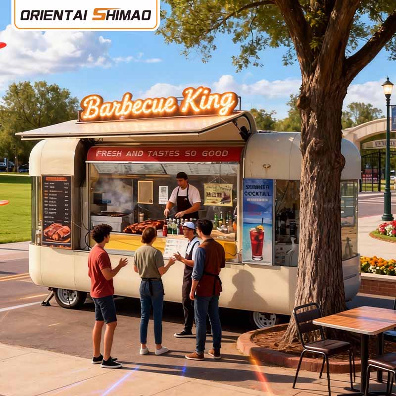 Hotdog-kärry Hotdog-teline Pikaruokakoju Catering Street Food Traileri Kaupallinen ruoka-auto