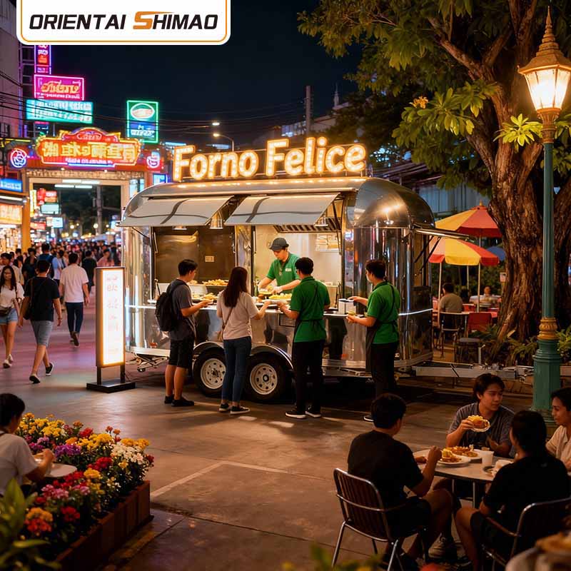 Mobiilikauppa Flower Truck Street Food Catering Food Trailer Food Truck