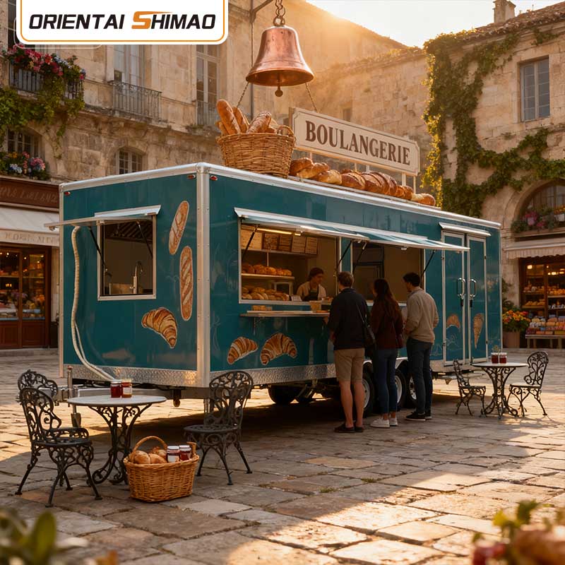 Square Mobile Kitchen traileri